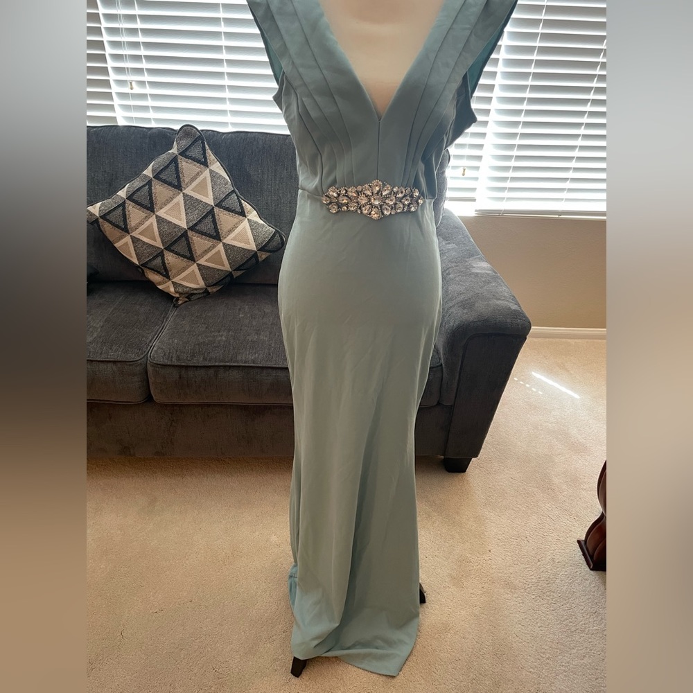 Teal evening gown. NWT